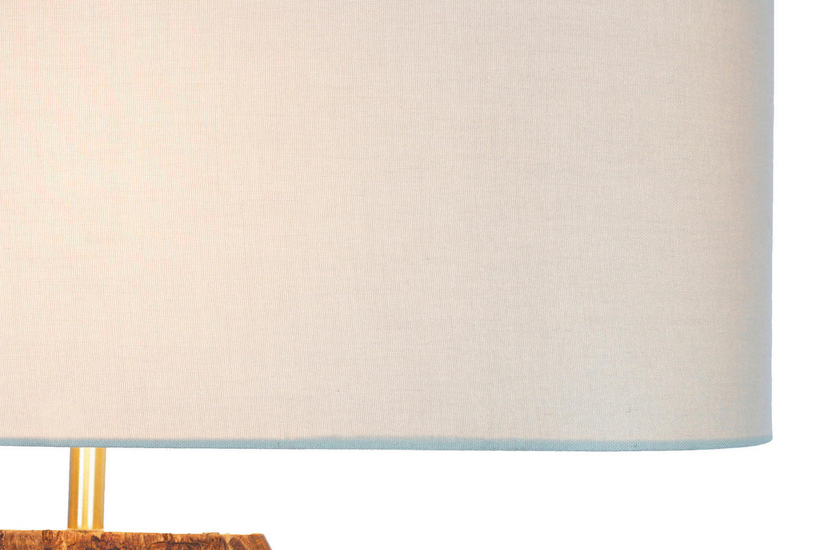 STEHLEUCHTE  40/171/20 cm   - Schwarz/Naturfarben, Design, Holz/Textil (40/171/20cm) - P & B