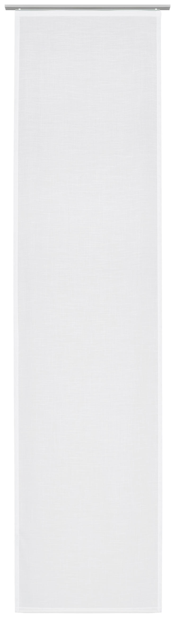 PANELNA ZAVESA   60/255 cm   - bela, Design, tekstil (60/255cm) - Novel
