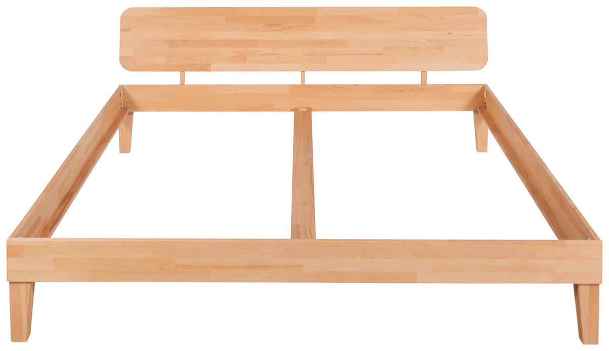 BETT 180/220 cm  Buchefarben   - Buchefarben, Modern, Holz (180/220cm) - MID.YOU