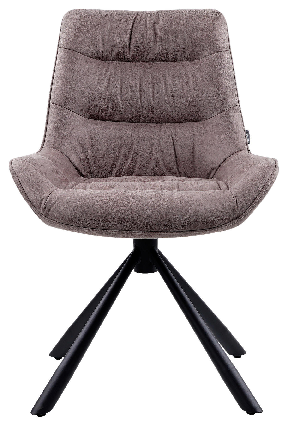 ŽIDLE, šedohnědá - černá/šedohnědá, Design, kov/textil (57/84/63cm) - Hom`in