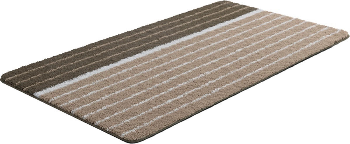 BADEMATTE Taupe 60/100 cm  - Taupe, Basics, Kunststoff/Textil (60/100cm) - Grund