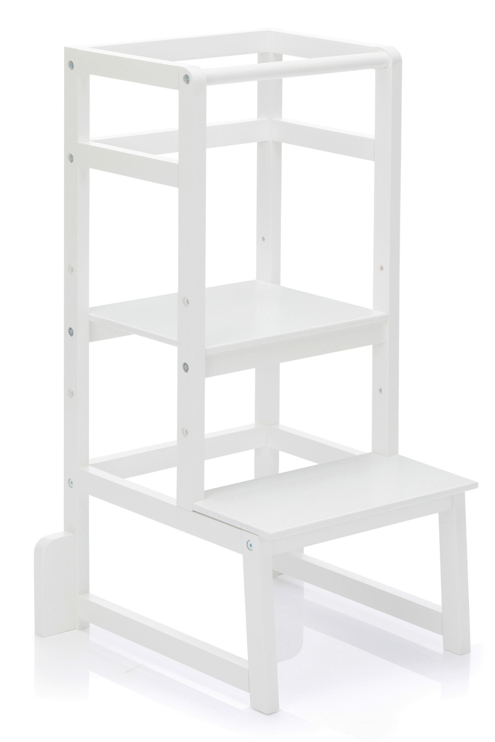 LERNTURM VISTA  - Weiß, Basics, Holz (90/40/46cm)