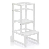 POMOĆNI STOLAC ZA DJECU  VISTA  - bijela, Basics, drvo (90/40/46cm)