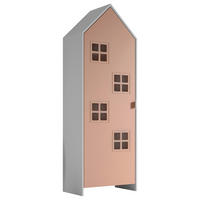  KINDERKLEIDERSCHRANK Weiß, Pink  - Pink/Weiß, MODERN, Holzwerkstoff/Metall (57,6/171,3/37cm) - MID.YOU