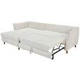 ECKSOFA in Cord Naturfarben  - Eichefarben/Naturfarben, MODERN, Holz/Textil (284/162cm) - Carryhome