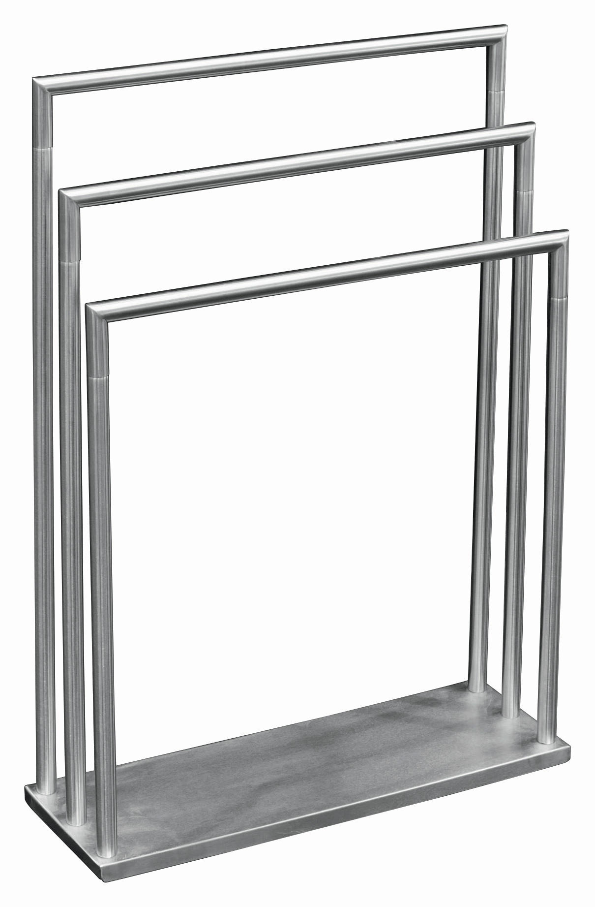 HANDTUCHSTÄNDER - Edelstahlfarben, Basics, Metall (58/83/20cm)