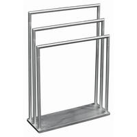 HANDTUCHSTÄNDER - Edelstahlfarben, Basics, Metall (58/83/20cm)
