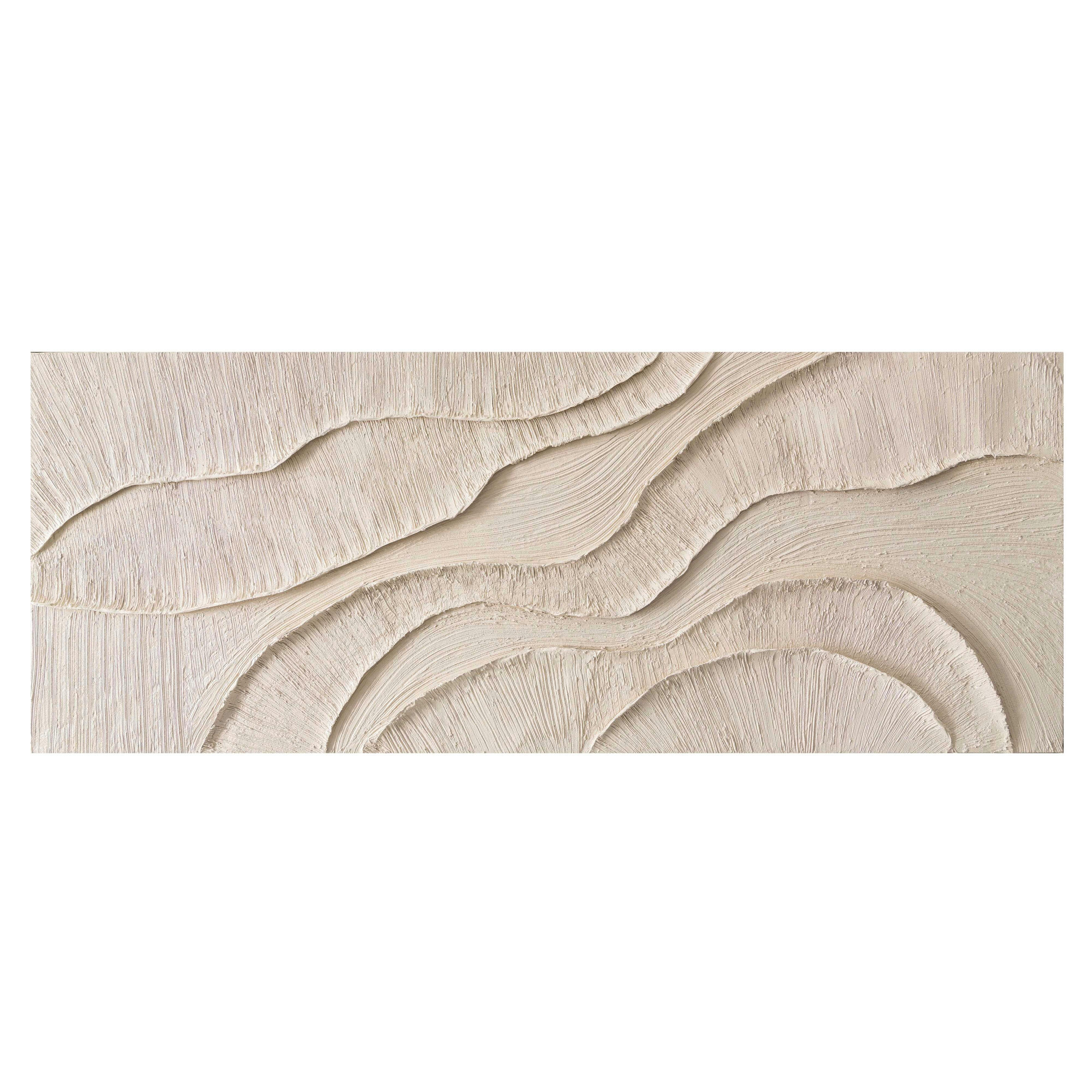 ÖLGEMÄLDE Abstraktes 180/70 cm  - Beige, LIFESTYLE, Holz/Kunststoff (180/70cm) - Monee