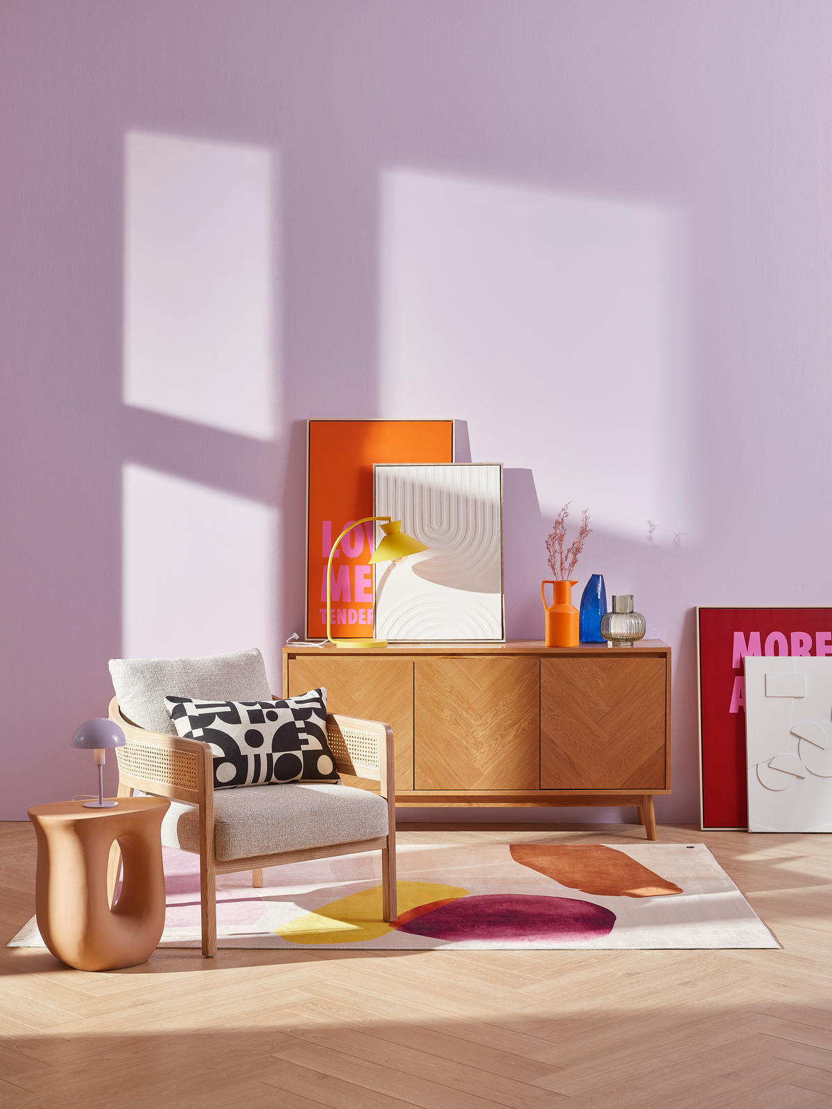 FOTEL - bézs/krémszínű, Lifestyle, textil/fa (71/73/80cm) - Livetastic