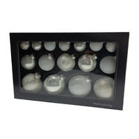 CHRISTBAUMKUGEL-SET 16-teilig  - Multicolor, Basics, Glas (36/22,5cm)
