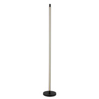 STOJACÍ LED SVÍTIDLO, 25/151 cm  - černá, Trend, kov/dřevo (25/151cm) - Novel