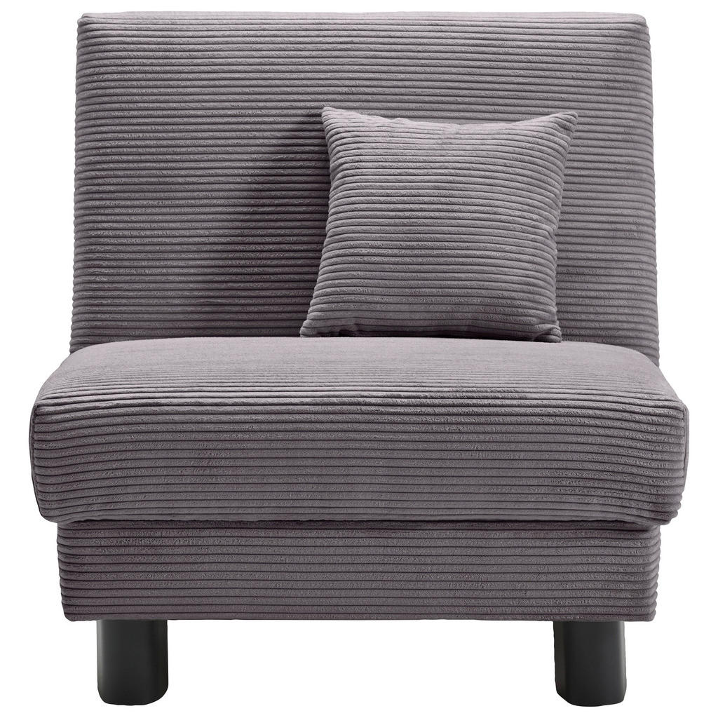 Thumbnail - Carryhome Schlafsessel, Grau, Textil, 85x85x100 cm, Made in Germany, Fußauswahl, Stoffauswahl, Liegefunktion, Wohnzimmer...