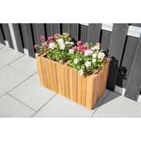 TRUHLÍK NA KVETY drevo, 57/30/35 cm - mokka, Basics, drevo (57/30/35cm) - Prestige Home