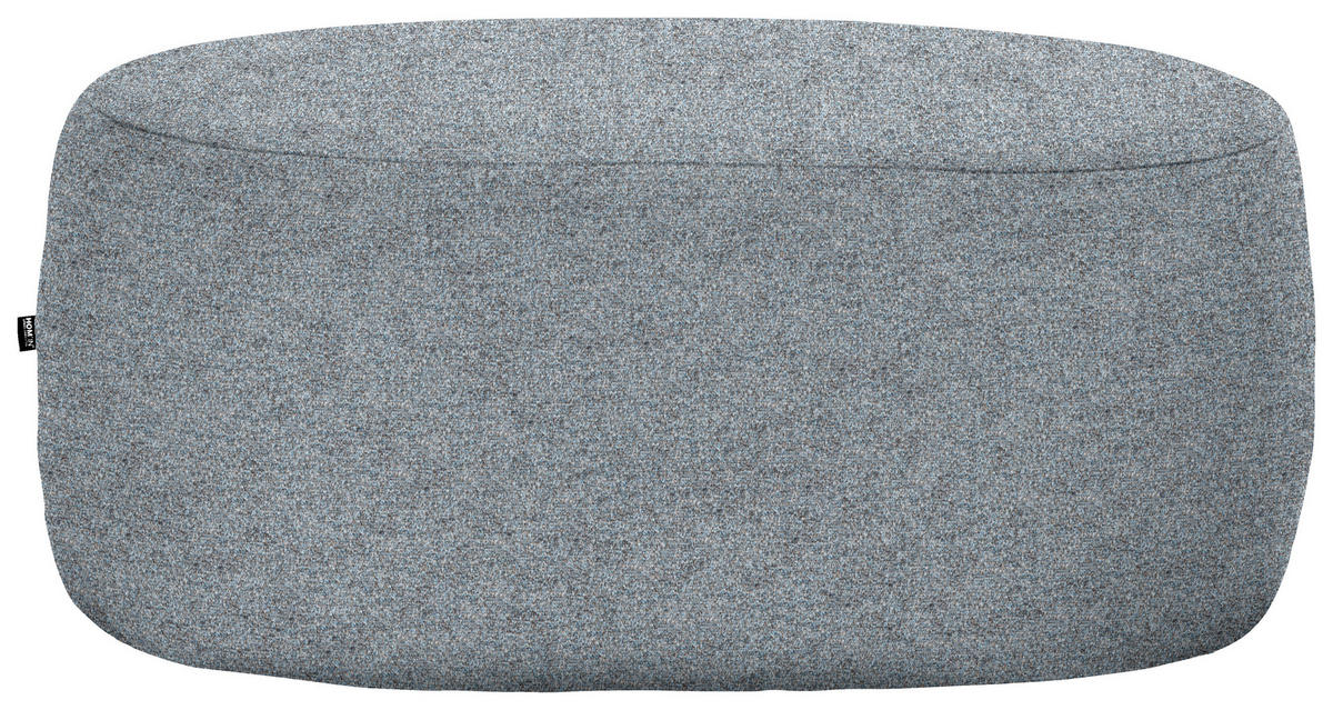 HOCKER in Textil Braun, Grau  - Schwarz/Braun, MODERN, Kunststoff/Textil (88/43/66cm) - Hom`in