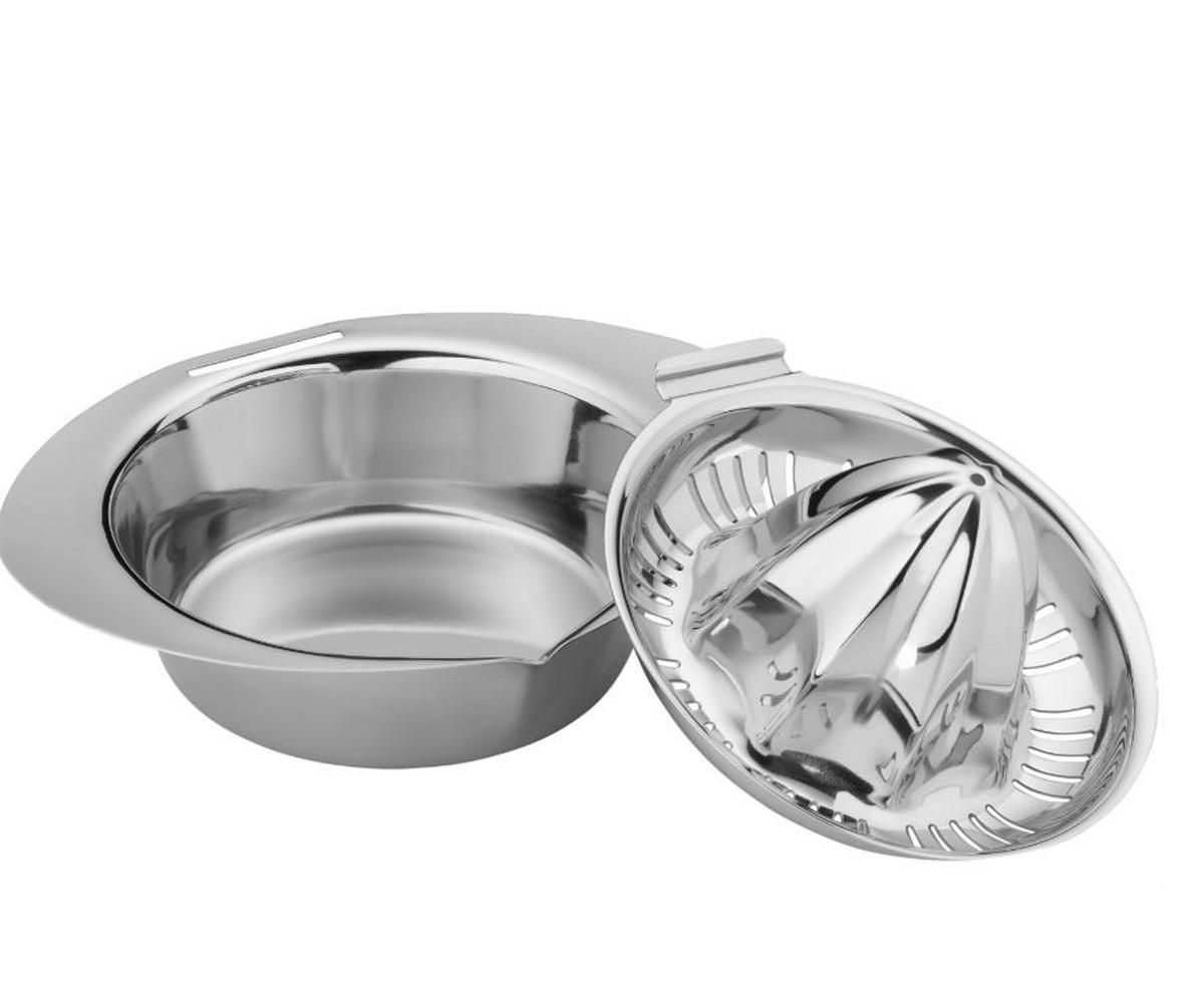 ZITRONENPRESSE Gourmet  - Edelstahlfarben, Basics, Metall (9cm) - WMF