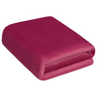 DECKE EMMA 140/190 cm  - Beere, Basics, Textil (140/190cm) - Novel