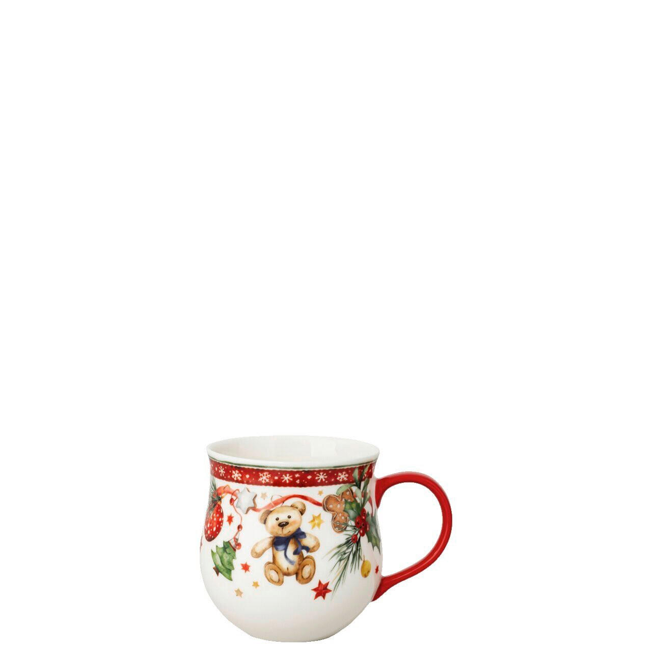 KAFFEEBECHER Christmas Mug - Teddybär 450 ml  - Multicolor, Basics, Keramik (0,45l) - Hutschenreuther
