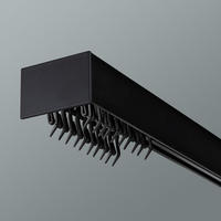KLIZAČ crna, metal - crna, Osnovno, metal (300cm) - Homeware