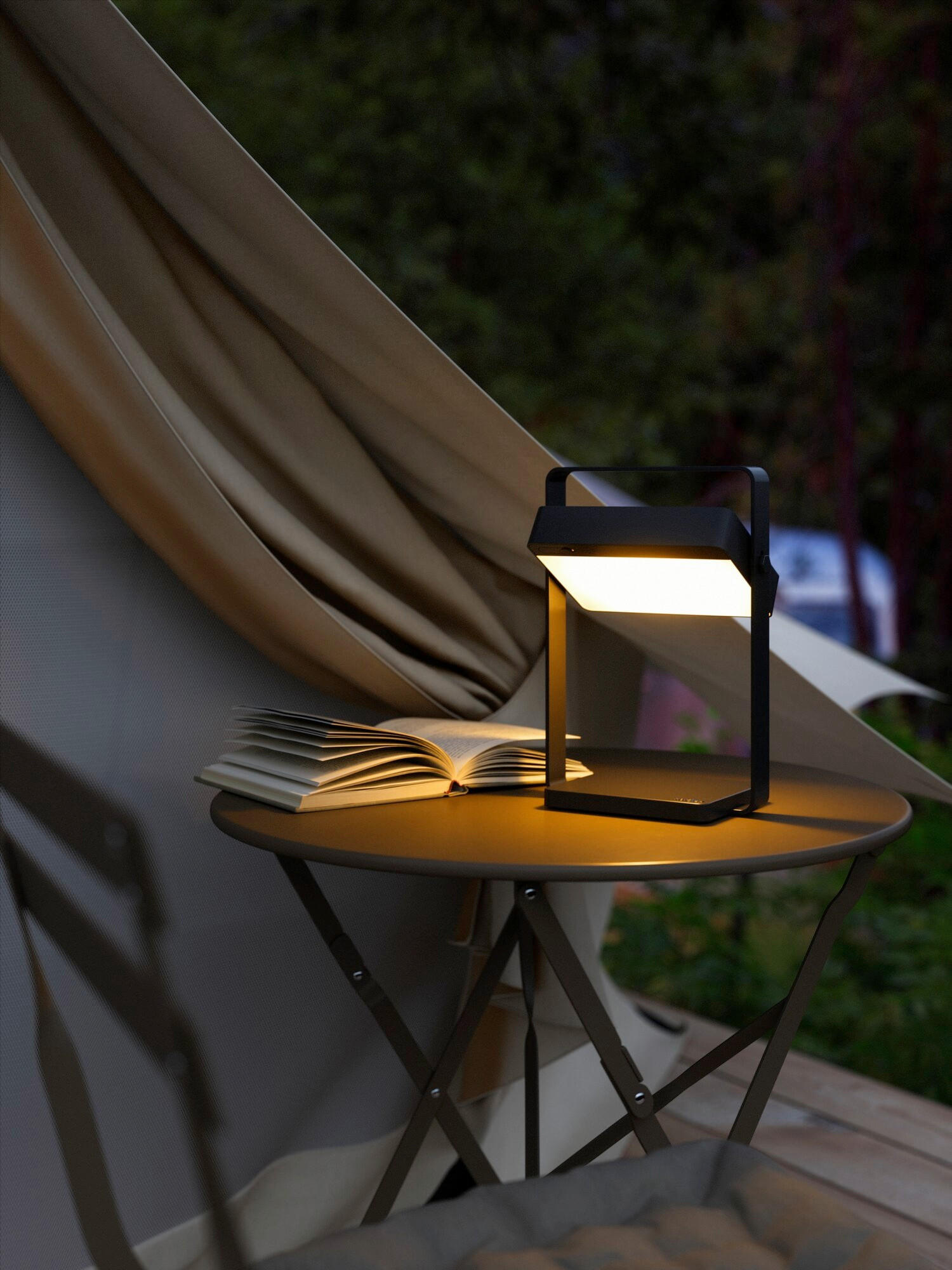 SOLARLEUCHTE 17/10,7/23,6 cm   - Schwarz, Design, Metall (17/10,7/23,6cm) - Nordlux