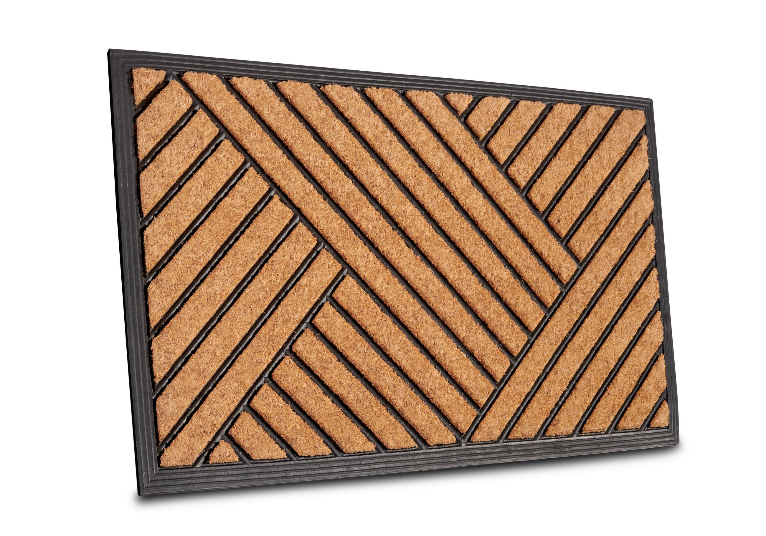 KOKOSMATTE 45/75 cm Mix Mats  - Hellbraun/Schwarz, Basics, Naturmaterialien/Kunststoff (45/75cm) - Esposa