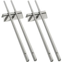 ESSSTÄBCHEN Edelstahl  - Edelstahlfarben, Basics, Metall (25,1/9,5/2,3cm) - WMF