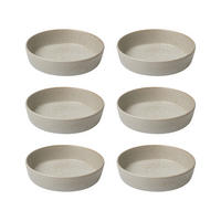 SUPPENTELLERSET Beige 6-teilig Steinzeug RAW  - Beige, Basics, Keramik (19,4/4,5cm) - Aida