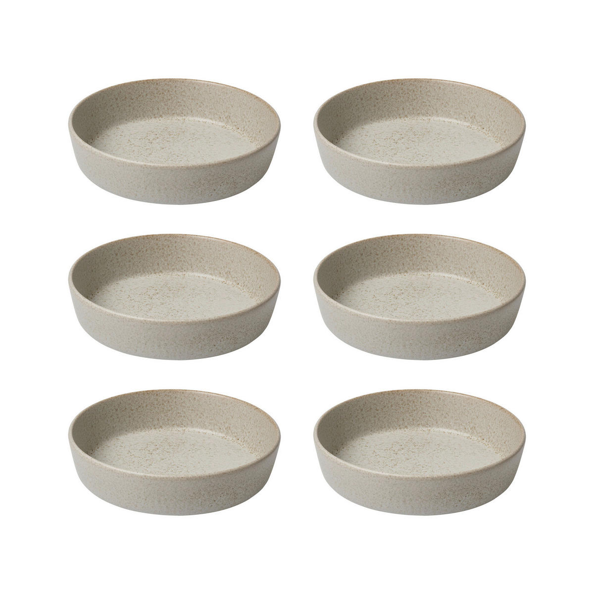 SUPPENTELLERSET Beige 6-teilig Steinzeug RAW  - Beige, Basics, Keramik (19,4/4,5cm) - Aida