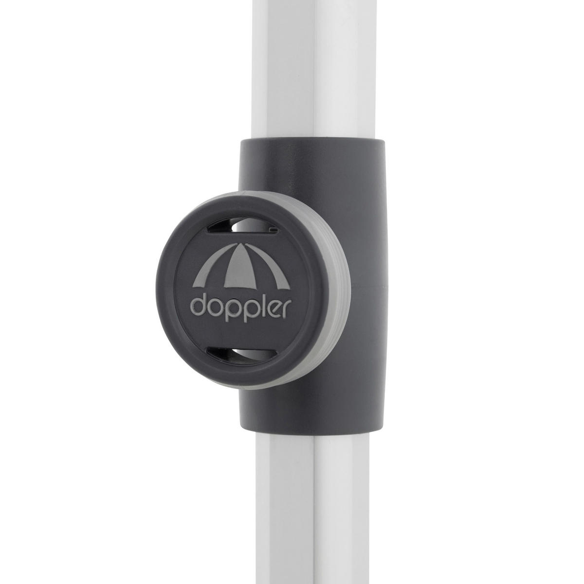 SONNENSCHIRM 210x140 cm Bordeaux  - Bordeaux/Silberfarben, Design, Textil/Metall (220/140cm) - Doppler