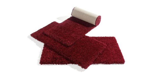 HOCHFLORTEPPICH 80/200 cm Fashion Shaggy Rot - Rot, Basics, Textil (80/200cm) - Novel