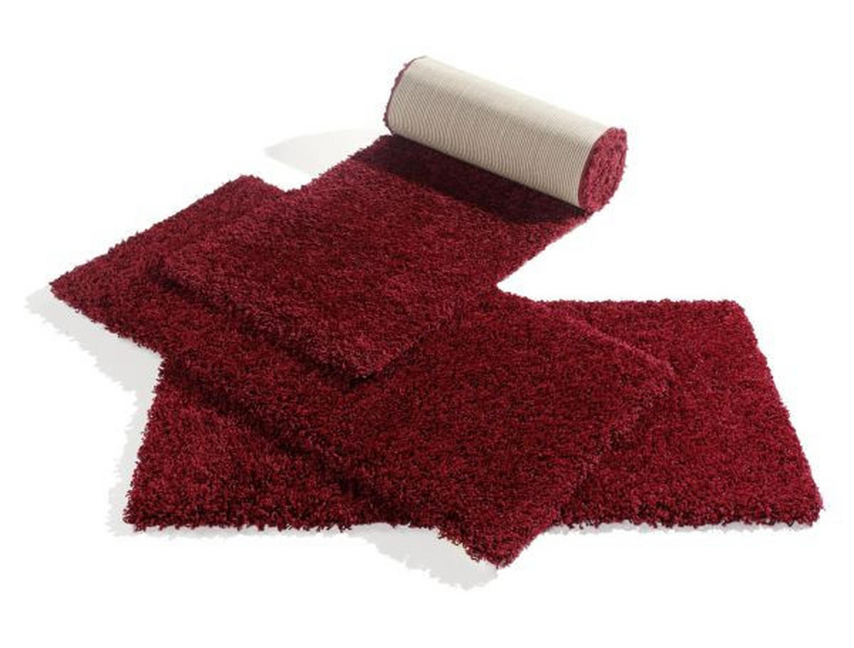 LÄUFER 80/200 cm Fashion Shaggy Rot  - Rot, Basics, Textil (80/200cm) - Novel