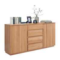 ŠIROKÁ KOMODA, jadrový buk, farba buka, 180/89,2/41 cm - farba buka, Trend, drevo/kompozitné drevo (180/89,2/41cm) - Linea Natura