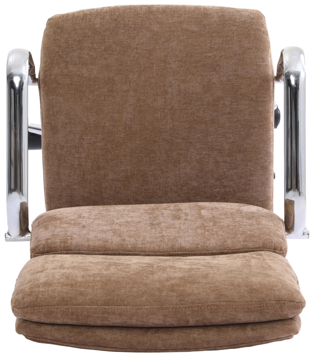 FORGÓSZÉK  zsenília barna  - krómszínű/barna, Modern, műanyag/textil (56/100-110/65,5cm) - Livetastic