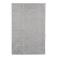 WEBTEPPICH 133/190 cm Magic Grau, Goldfarben  - Goldfarben/Grau, Basics, Textil (133/190cm) - Schöner Wohnen