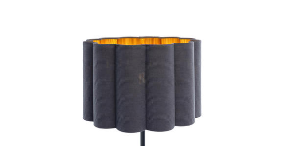 STEHLEUCHTE 40/150 cm    - Schwarz/Grau, Trend, Kunststoff/Textil (40/150cm) - Novel