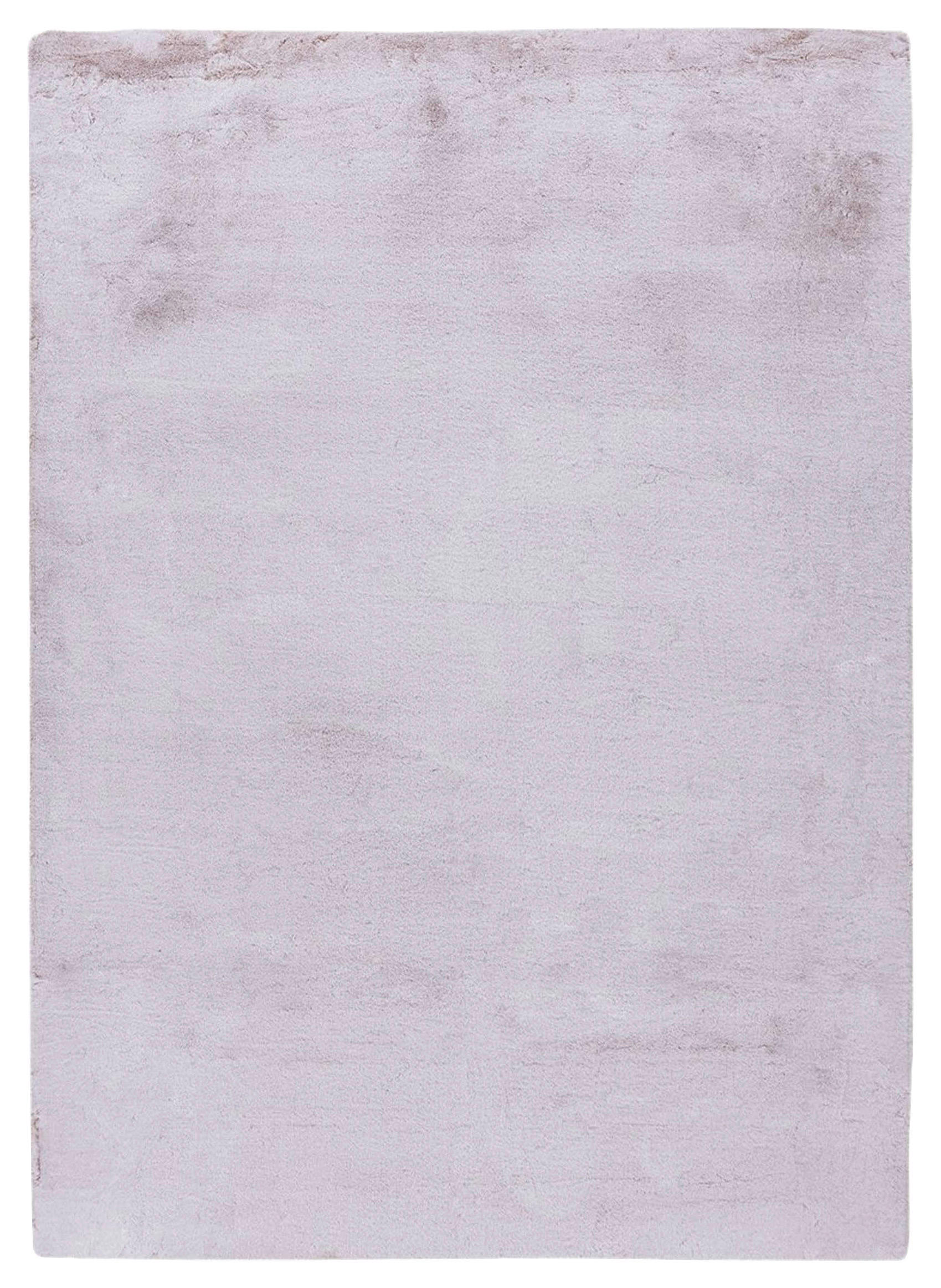 HOCHFLORTEPPICH 80/150 cm Rosa, Weiß  - Rosa/Weiß, KONVENTIONELL, Textil (80/150cm)