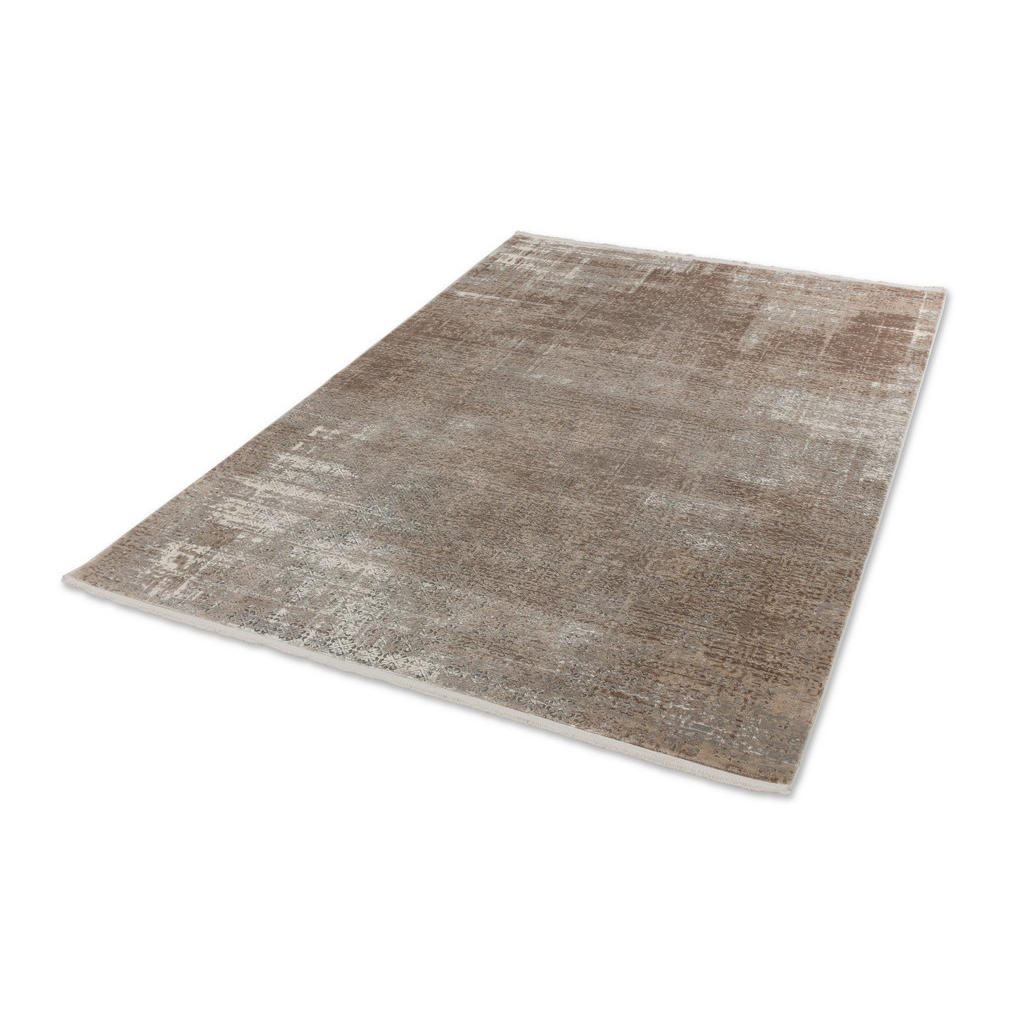 Thumbnail - Schöner Wohnen Webteppich Vision, Beige, Textil, Abstraktes, rechteckig, 80x150 cm, für Fußbodenheizung geeignet, antist...