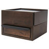 SCHMUCKBOX - Walnussfarben/Schwarz, Design, Holz/Metall (17/11,2/15,2cm) - Umbra