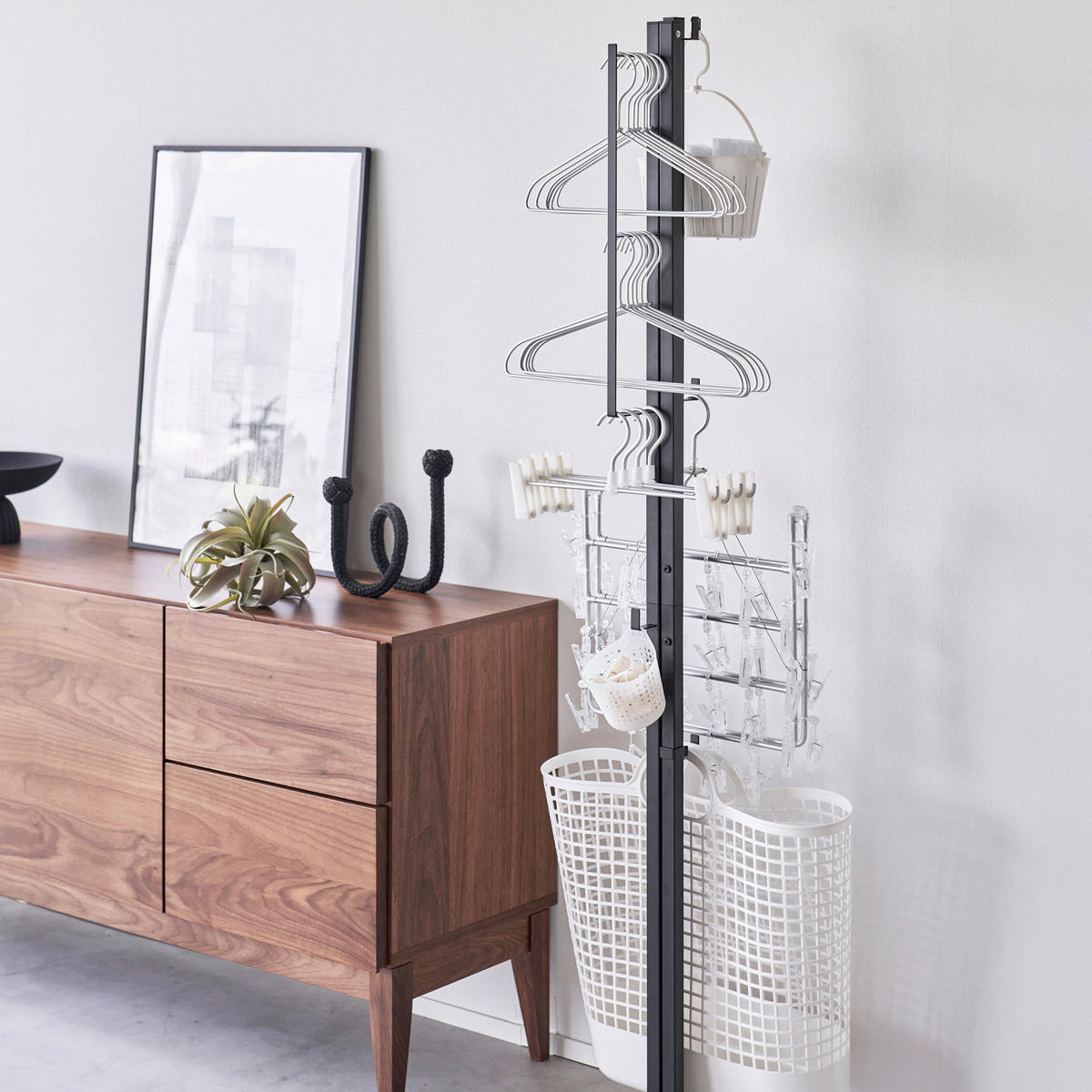 KLEIDERSTÄNDER Schwarz   - Schwarz, Basics, Metall (175/25/160cm)