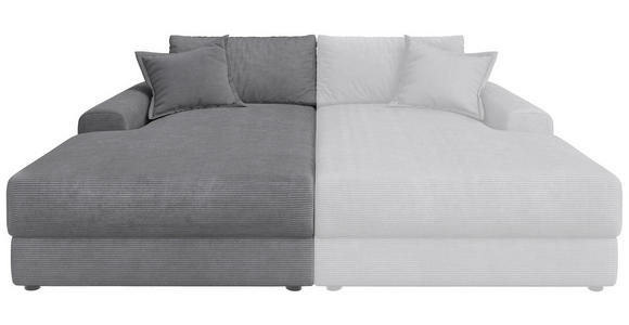 BIGSOFA Cord Olivgrün  - Schwarz/Olivgrün, MODERN, Kunststoff/Textil (117/93/190cm) - Carryhome