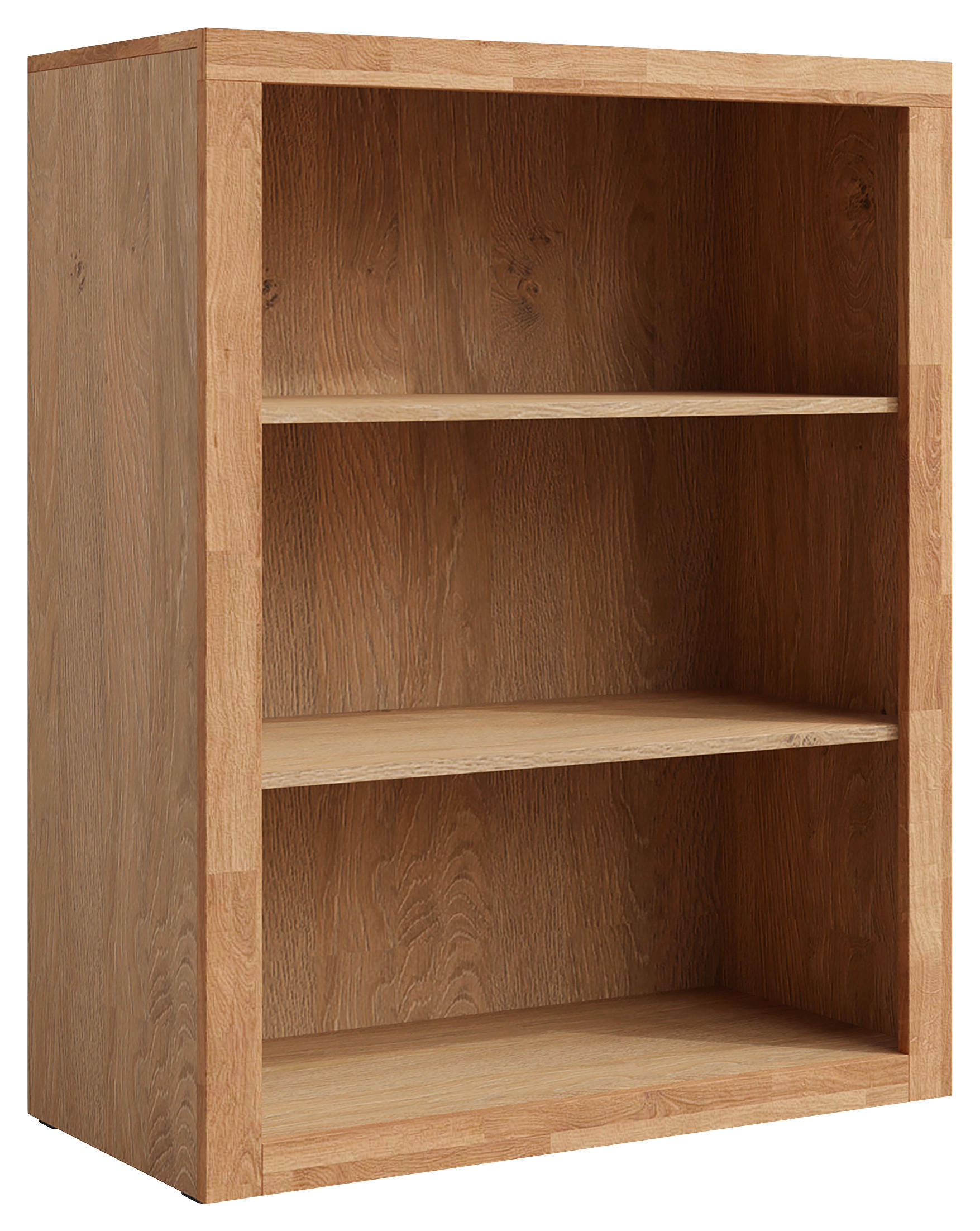 REGAL Eiche massiv Eichefarben  - Eichefarben, Natur, Holz/Holzwerkstoff (89,5/111,5/42cm) - Linea Natura