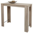 BARTISCH rechteckig Sonoma Eiche  - Sonoma Eiche, MODERN, Holzwerkstoff/Metall (120/58/108cm) - Carryhome