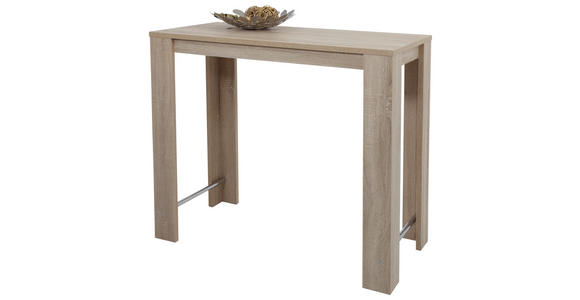 BARTISCH rechteckig Sonoma Eiche  - Sonoma Eiche, MODERN, Holzwerkstoff/Metall (120/58/108cm) - Carryhome