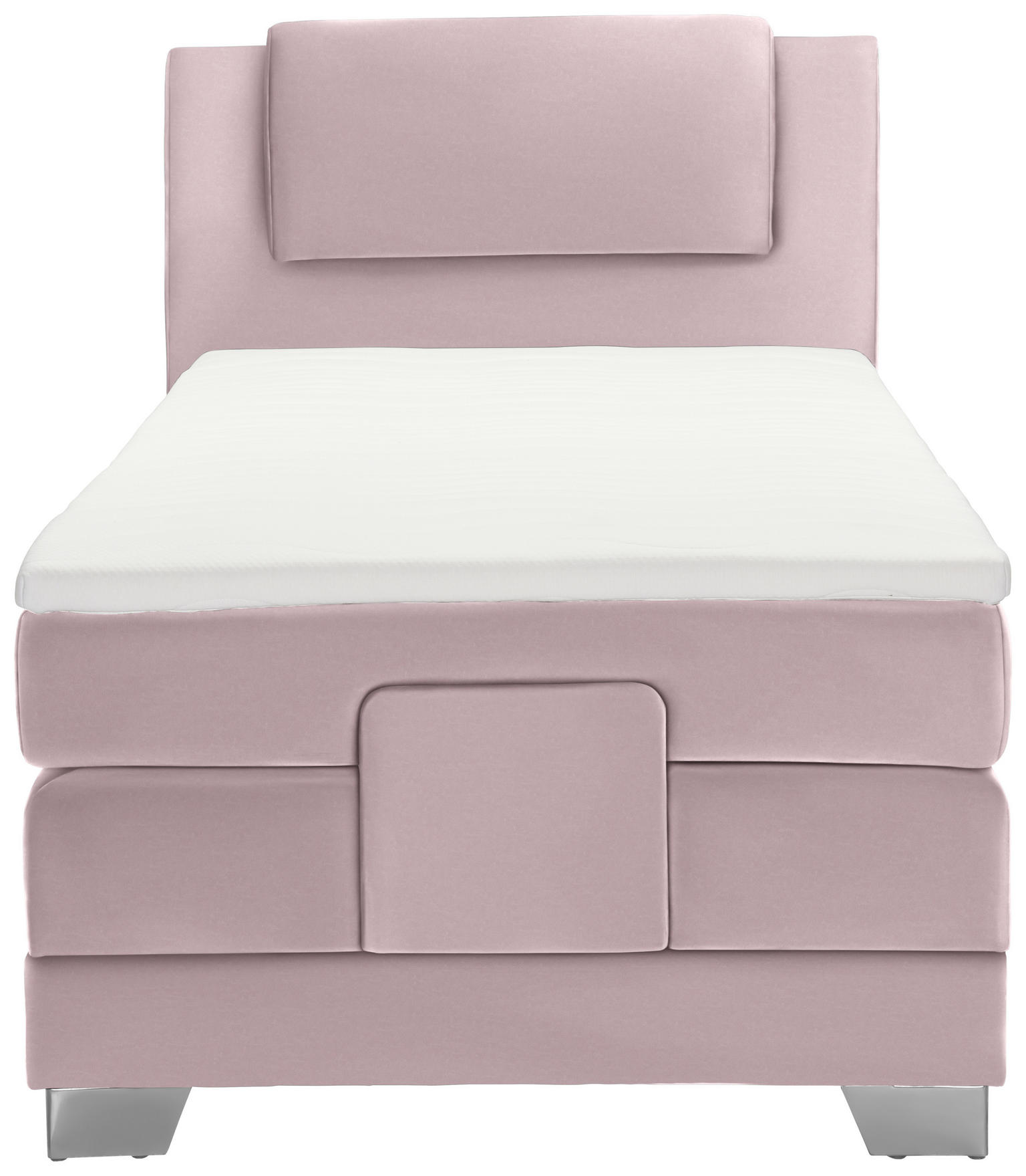 BOXSPRINGBETT 100/200 cm in Rosa - elegantes Dekor