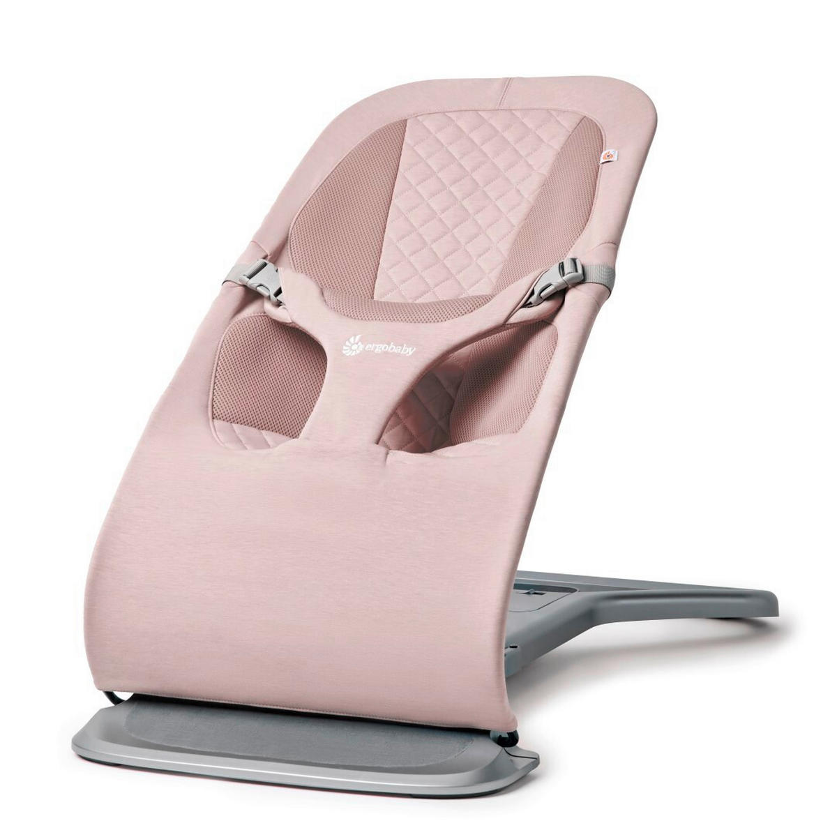GUGALNI LEŽALNIK  Evolve antracit svetlo roza 42/56/81,3 cm - antracit/svetlo roza, Basics, umetna masa/tekstil (42/56/81,3cm) - Ergo Baby
