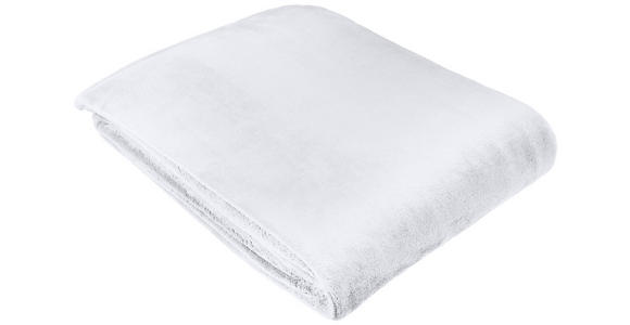 DECKE EMMA 140/190 cm - Weiß, Basics, Textil (140/190cm) - Novel