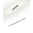 LED-HÄNGELEUCHTE - Nickelfarben, KONVENTIONELL, Metall (107,4-205/110-188cm) LED-HÄNGELEUCHTE - Nickelfarben, KONVENTIONELL, Metall (107,4-205/110-188cm)