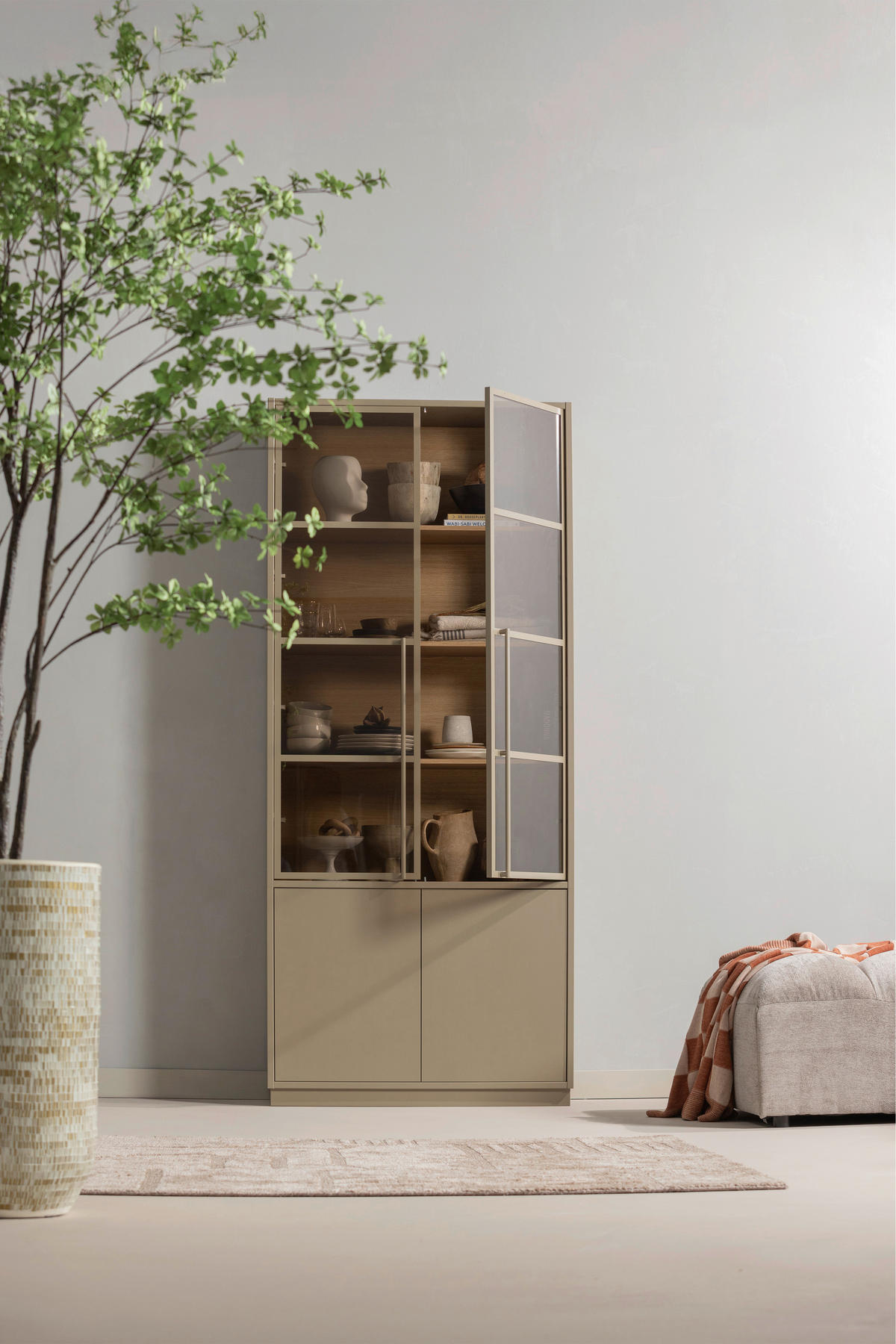 TEPPICH 170/240 cm LOVI Taupe rechteckig  - Taupe, Basics, Textil (170/240cm)