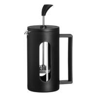 APARAT SPUMARE LAPTE - străveziu/negru, Basics, sticlă (11/9/19cm)
