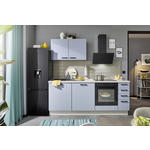 KÜCHENLEERBLOCK XO 15 210 cm  in Kaschmir, Pastellblau  - Kaschmir/Pastellblau, Design, Holzwerkstoff/Metall (210cm) - Xora