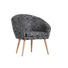 SESSEL in Textil Grau, Schwarz - Schwarz/Naturfarben, Design, Holz/Textil (73/73/66cm) - Carryhome SESSEL in Textil Grau, Schwarz - Schwarz/Naturfarben, Design, Holz/Textil (73/73/66cm) - Carryhome